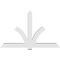 Ekena Millwork Redmond Architectural Grade PVC Gable Bracket, 84"W x 52 1/2"H x 6"D x 6"F, 15/12 Pitch GBP084X53X0606RED00 - alternate 3